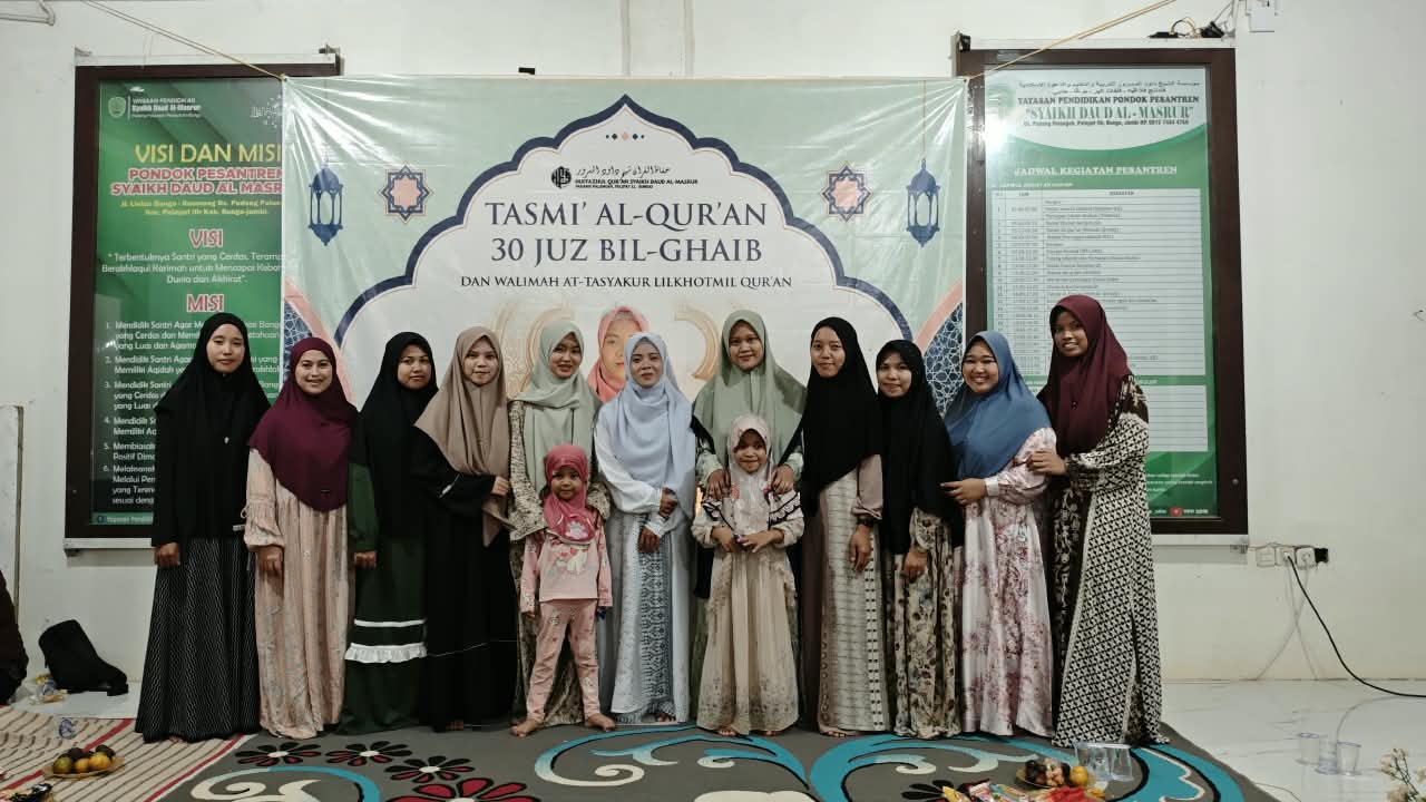 Dokumentasi BOOM...!! Santri SDM Hapal 30 juz al quran kurang lebih dalam kurun waktu 3 tahun